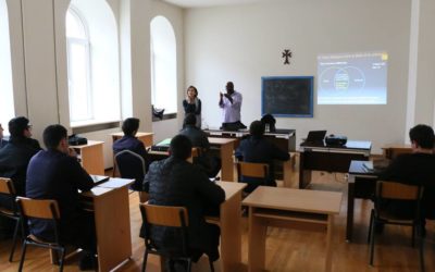 Ստրասբուրգի համալսարանի դասախոս Ժան Բիերի դասախոսությունը Գևորգյան հոգևոր ճեմարանում